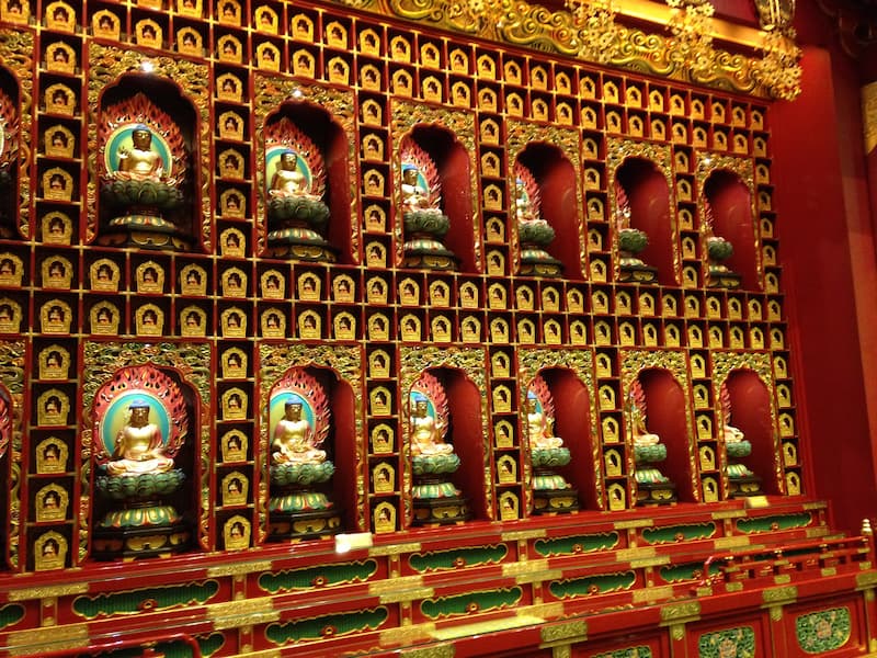 The temple in China town