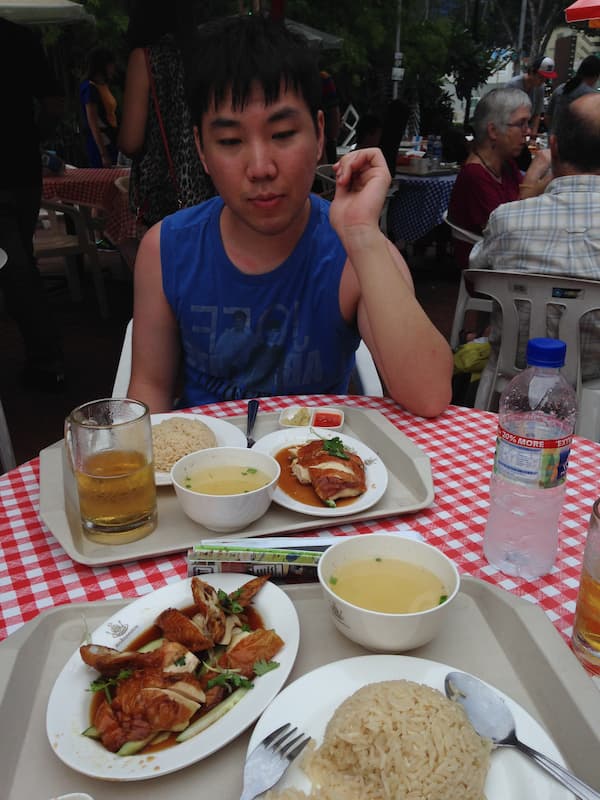 The dinner at night market