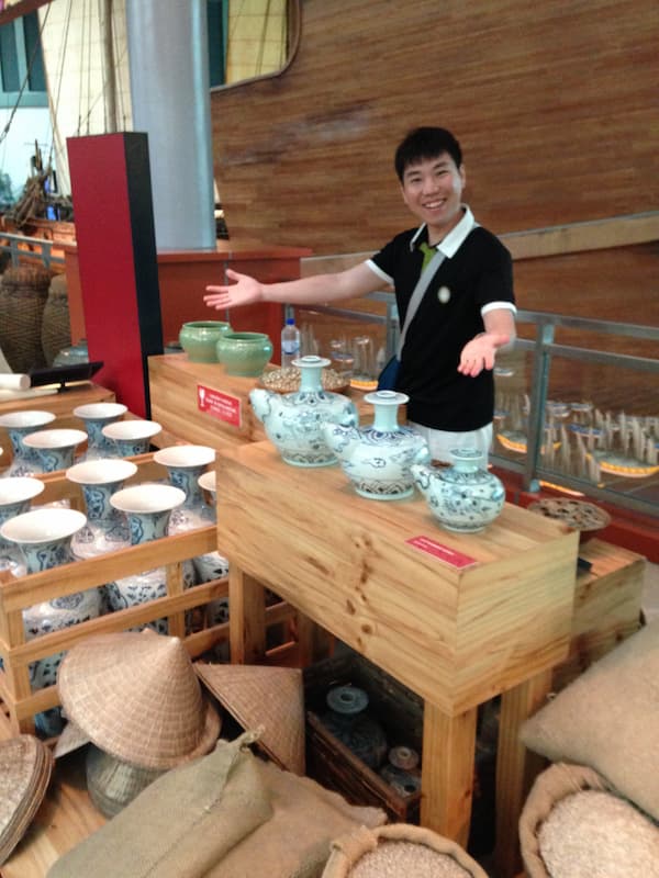 Blogger in Sentosa island