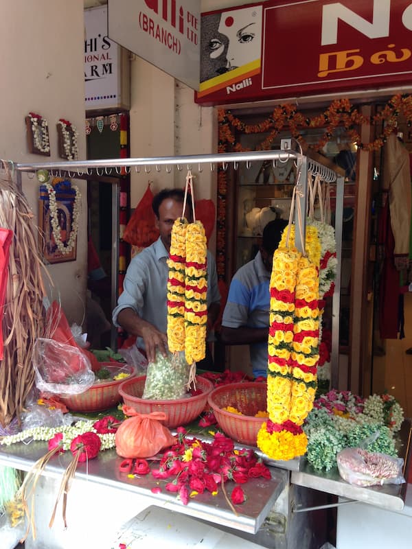 The shop selling wreaths