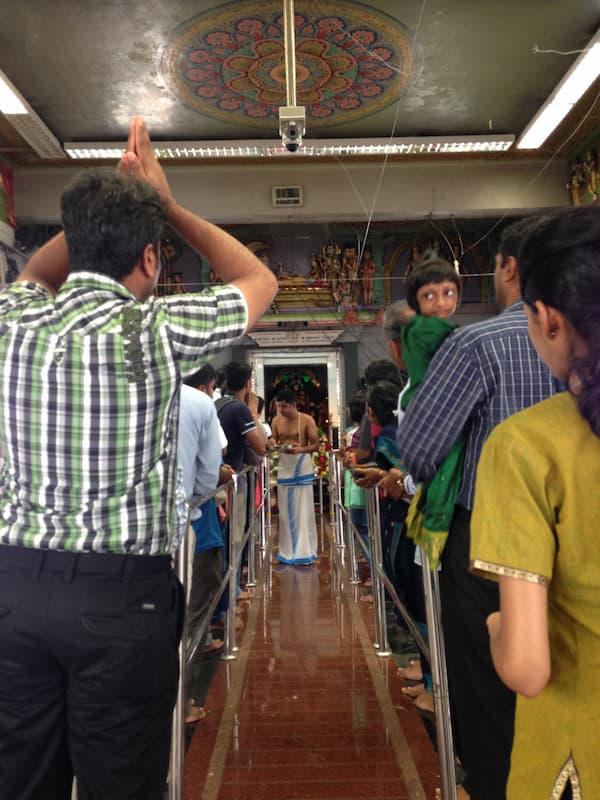 Ceremony in the temple