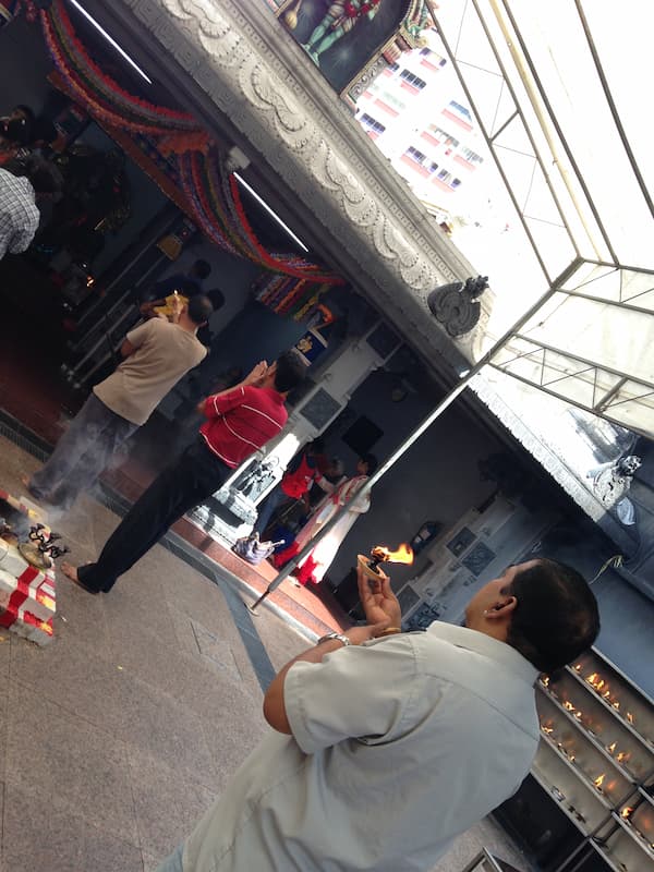 Ceremony in the temple