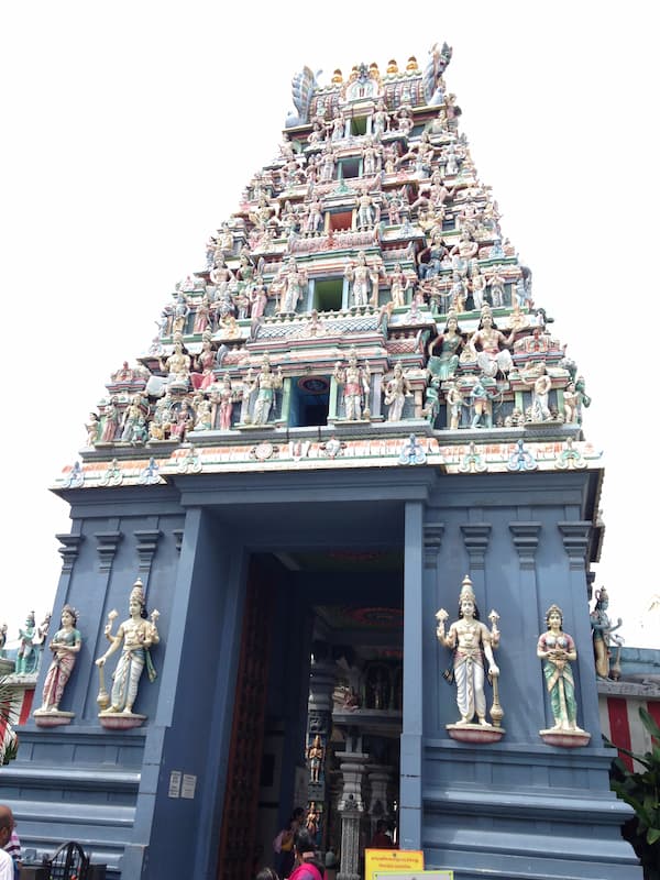 The entrance of temple we visited