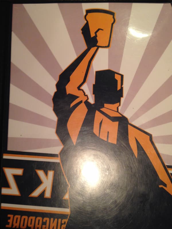 Brewerkz menu book