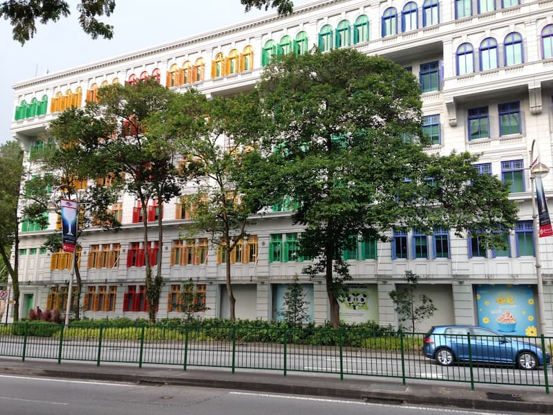 Colorful building in Clarke Quay
