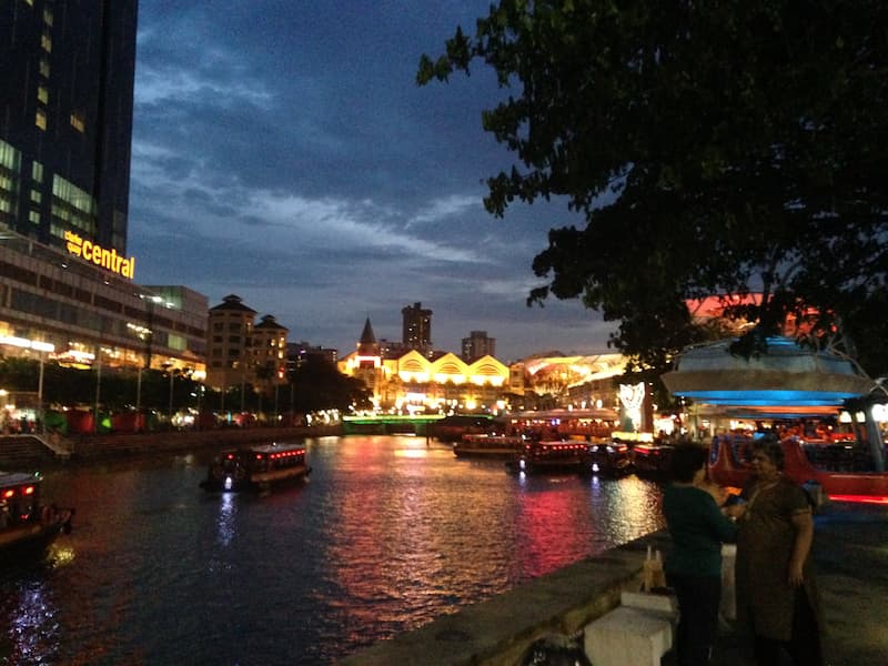Night view in Clark Quay