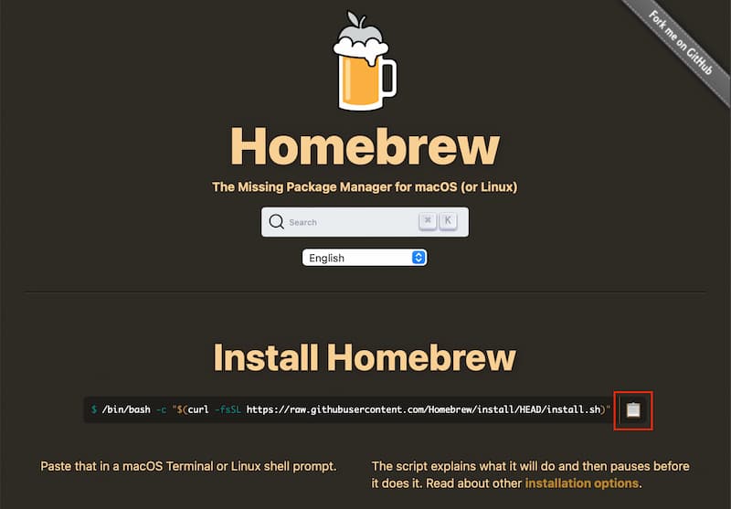 Homebrew official website